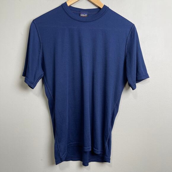Patagonia Other - Patagonia Capilene made in USA Navy short sleeve t-shirt mens sz S